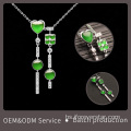 Jadeite privjesak s obrubom